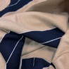 Guess Jersey Yarn Stripes Sweatsh Rayas Marrón Azul Oscuro Hombre