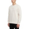 Guess Sudadera Scuba Luxe Sweatshirt Blanco Crema Hombre