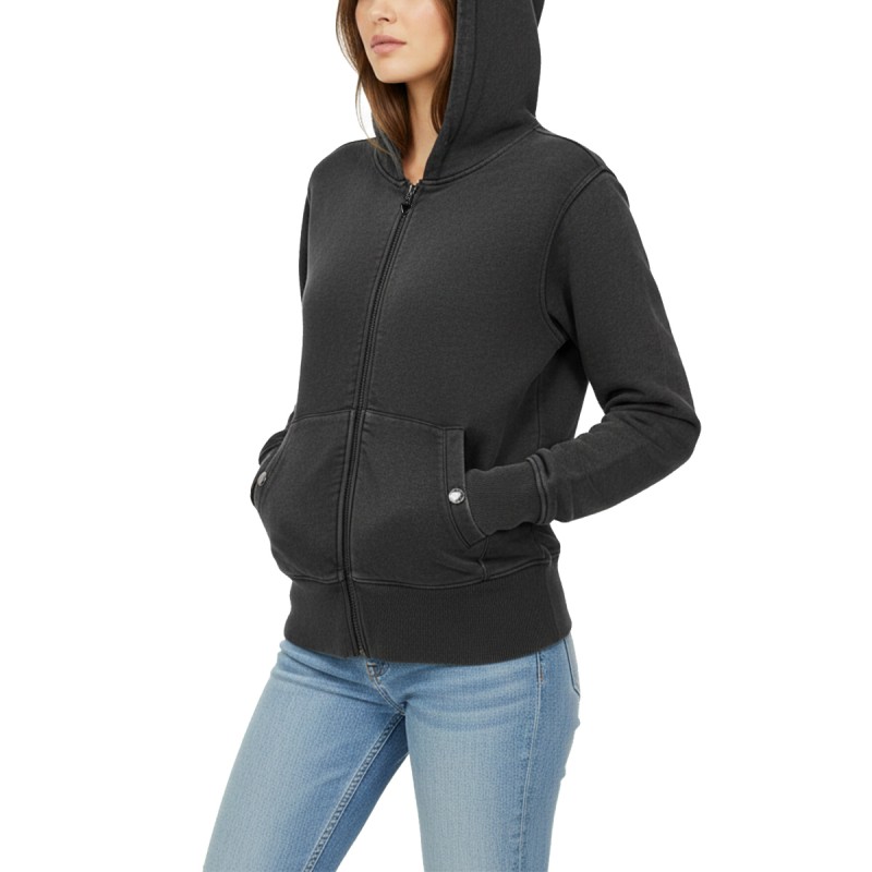 Guess Sudadera Hooded California Sweatshirt Gris Oscuro Mujer