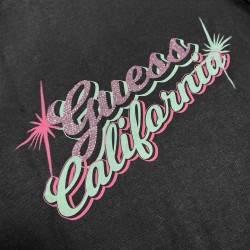 Guess Sudadera Hooded California Sweatshirt Gris Oscuro Mujer