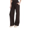 Guess Pantalón Chándal Nat Straight Leg Pant Marrón Oscuro Mujer