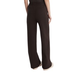 Guess Pantalón Chándal Nat Straight Leg Pant Marrón Oscuro Mujer