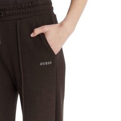 Guess Pantalón Chándal Nat Straight Leg Pant Marrón Oscuro Mujer