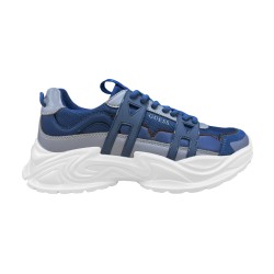 Guess Zapatilla Bellu Azul Gris Hombre