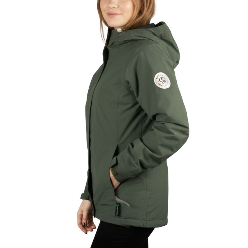Ternua Chaqueta Impermeable Torngat Verde Deep Forest Mujer