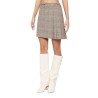 Guess Mini Falda Geraldine Mini Skirt Marrón Beige Mujer