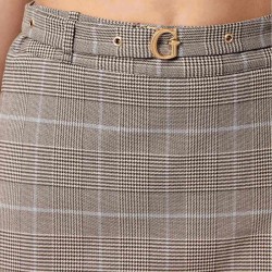 Guess Mini Falda Geraldine Mini Skirt Marrón Beige Mujer