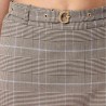 Guess Mini Falda Geraldine Mini Skirt Marrón Beige Mujer