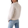 Guess Chaqueta Perinne Tweed Bomber Crema Mujer