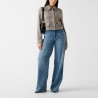 Guess Chaqueta Geraldine Jacket Marrón Beige Mujer