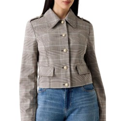 Guess Chaqueta Geraldine Jacket Marrón Beige Mujer