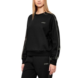 Guess Sudadera Octavia CN Sweatshirt Negro Black Mujer