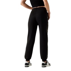 Guess Pantalón Chandal Octavia Jogger Negro Black Mujer