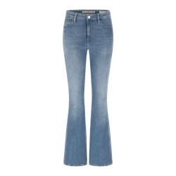 Guess Jean Pantalón Vaquero Sexy Flare Azul Claro Mujer