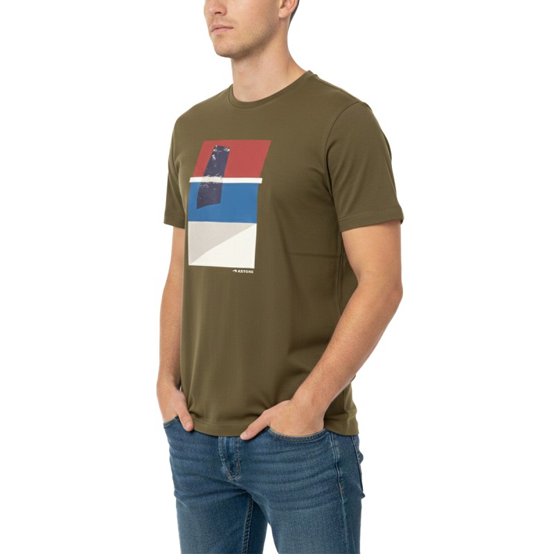 Astore Camiseta Godel Verde Kaki Hombre