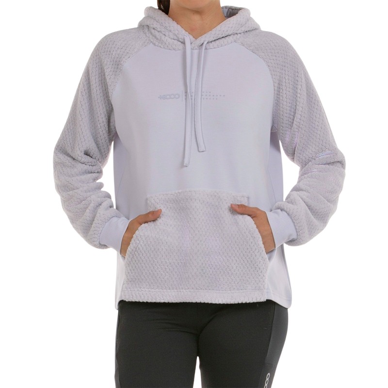 +8000 Sudadera Bieloru 24I Gris Perla Lila Mujer