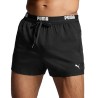 Puma Bañador Swim Men Logo Short Length Negro Black Hombre
