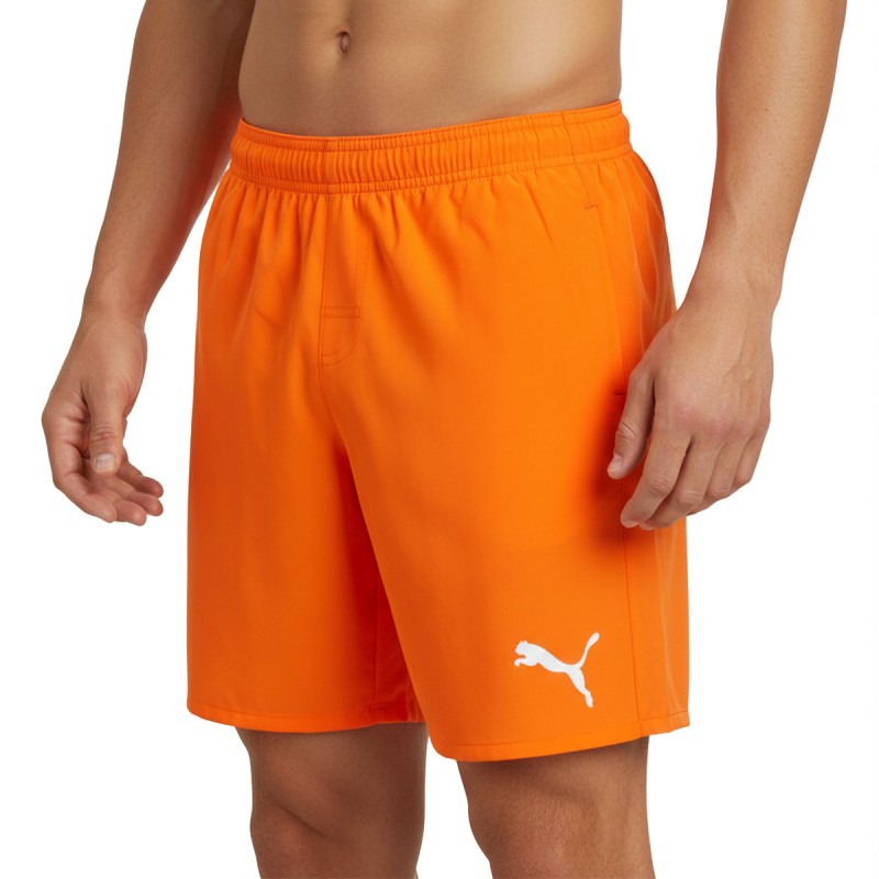 Puma Bañador Medium Length Shorts 1p Narnaja Bright Orange Niño