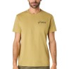 Asics Camiseta Chest Logo Ss Amarillo Lemongrass Hombre