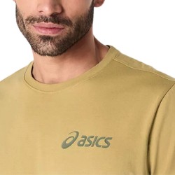 Asics Camiseta Chest Logo Ss Amarillo Lemongrass Hombre