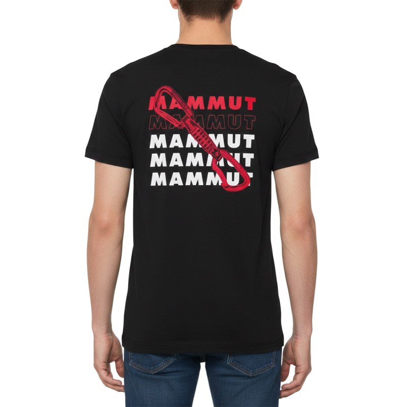 Mammut Camiseta Massone Quickdraw Negro Black Hombre