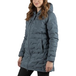 Trangoworld Chaqueta Plumas Arcas Verde Urban Chic Mujer