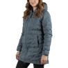 Trangoworld Chaqueta Plumas Arcas Verde Urban Chic Mujer