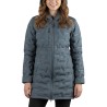 Trangoworld Chaqueta Plumas Arcas Verde Urban Chic Mujer