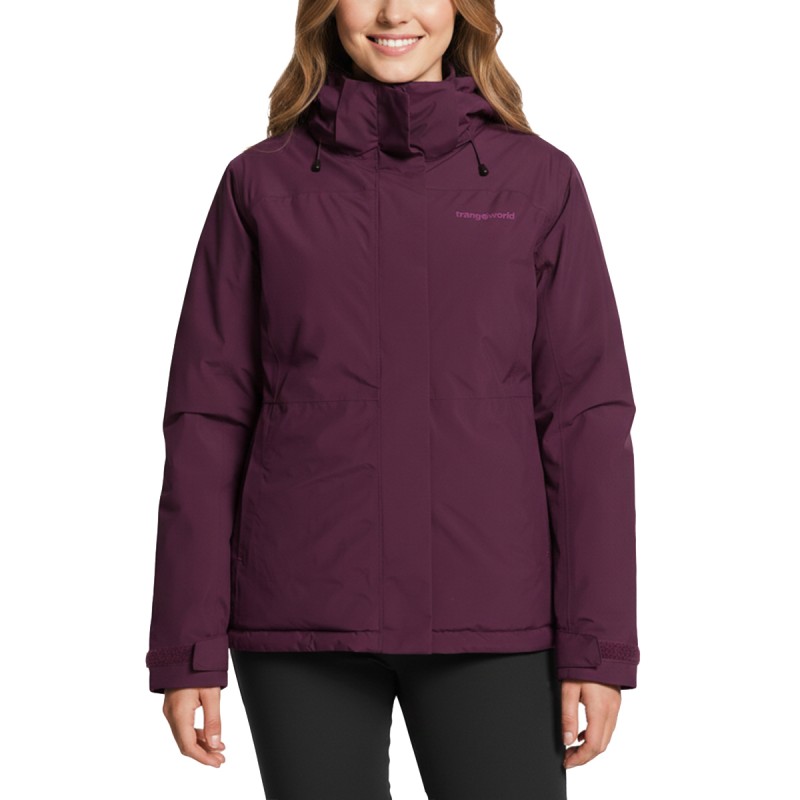 Trangoworld Chaqueta Fibras Jenaz Termic Morado Mujer