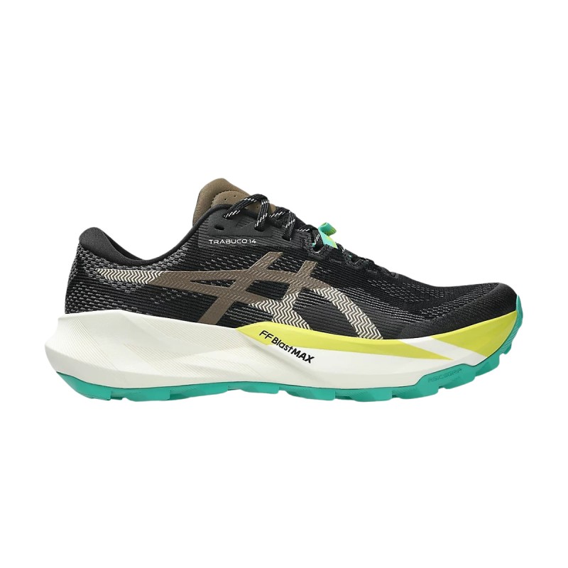 Asics Zapatilla Trail Running Trabuco 14 Negro Black Clay Canyon Hombre