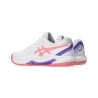 Asics Zapatilla Padel Gel-dedicate 8 Blanco Rosa White Guava Mujer