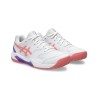 Asics Zapatilla Padel Gel-dedicate 8 Blanco Rosa White Guava Mujer