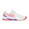 Asics Zapatilla Padel Gel-dedicate 8 Blanco Rosa White Guava Mujer