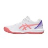 Asics Zapatilla Padel Gel-dedicate 8 Blanco Rosa White Guava Mujer