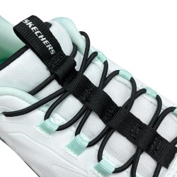 Skechers Zapatilla Deportiva Glide-Step Vista Lane Slip-ins Blanco Turquesa White Black Niño