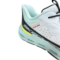 Skechers Zapatilla Deportiva Glide-Step Vista Lane Slip-ins Blanco Turquesa White Black Niño