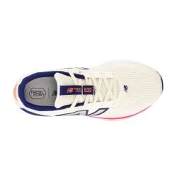 New Balance Zapatilla Fresh Foam 520 V9 Blanco Roto Azul Mujer