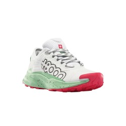 +8000 Zapatillas Trail Running Tigor 2 W Blanco Verde Agua Marina Mujer