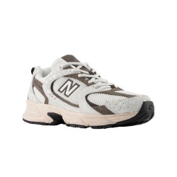 New Balance Zapatilla Casual 530 Blanco Marrón Mujer