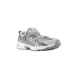 New Balance Zapatilla Casual 530 Bungee Lace Azul Gris Niño