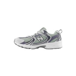New Balance Zapatilla Casual 530 Bungee Lace Azul Gris Niño