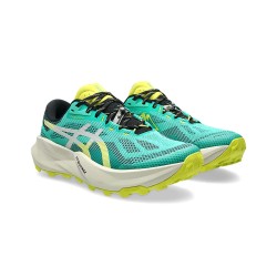 Asics Zapatilla Trailrunning Trabuco 14 Verde Aurora Green Light Dust Hombre