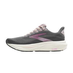 Brooks Zapatilla Running Ghost 17 Gris Rosa Poppy Seed Pink Mujer