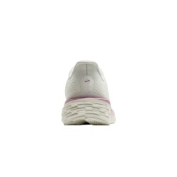 Brooks Zapatilla Running Launch 12 Blanco Roto Rosa Bluewash Pink Mujer