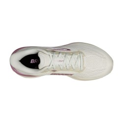 Brooks Zapatilla Running Launch 12 Blanco Roto Rosa Bluewash Pink Mujer