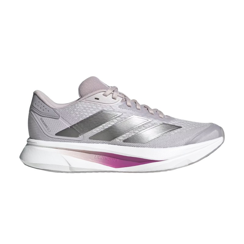 ADIDAS Zapatilla Running Duramo sl2 Morado Plata Ice Purple Iron Metallic Grey Mujer