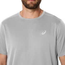 Asics Camiseta Running Asics Core Gris Cloud Grey Hombre