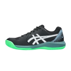 Asics Zapatilla Padel Gel-dedicate 8 Padel Negro Black Vital Green Hombre