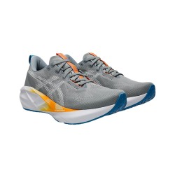 Asics Zapatilla Running Novablast 5 Gris Gravel White Hombre