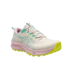 Asics Zapatilla Trail Running Trabuco Terra 3 Rosa Beige Mineral Beige Mujer